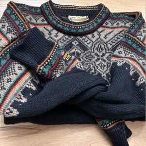 Vintage dale Of Norway Wool Fair Isle Medium Pullover